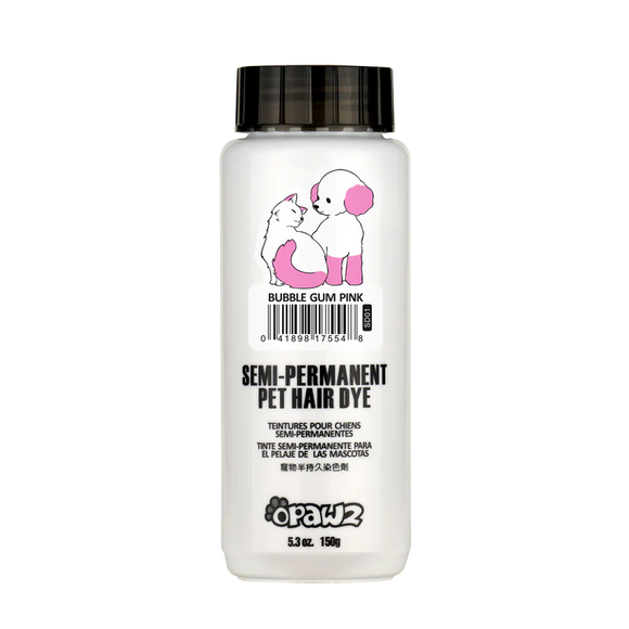 Opawz Semi-Permanent Hair Dye – Bubble Gum Pink, Light Pastel Color, 150g Tube