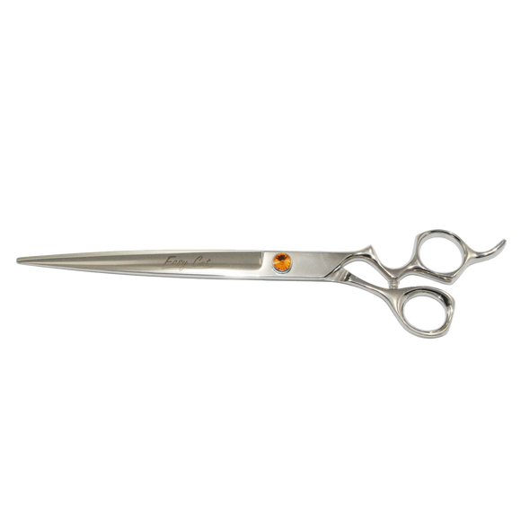 Easy Cut Amber 8.5 Inch Straight Grooming Scissors – Precision Stainless Steel Blades