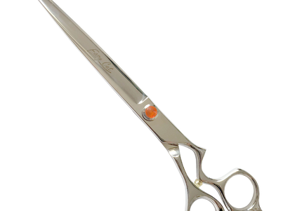 Easy Cut Amber 8 Inch Straight Scissors – Precision Stainless Steel, Ergonomic Handle