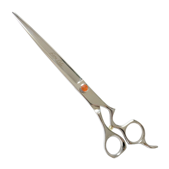 Easy Cut Amber 8 Inch Straight Scissors – Precision Stainless Steel, Ergonomic Handle
