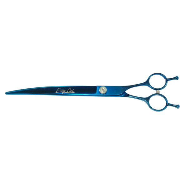 Easy Cut Topaz 8.5 Inch Curved Grooming Scissors – Precision Stainless Steel, Ergonomic Handle