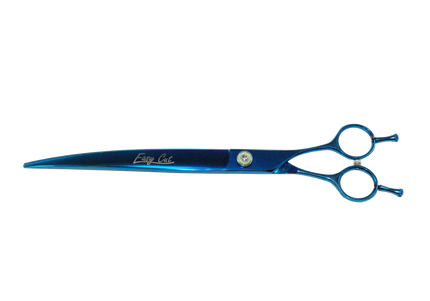 Easy Cut Topaz 9 Inch Curved Grooming Scissors – Precision Stainless Steel, Ergonomic Handle