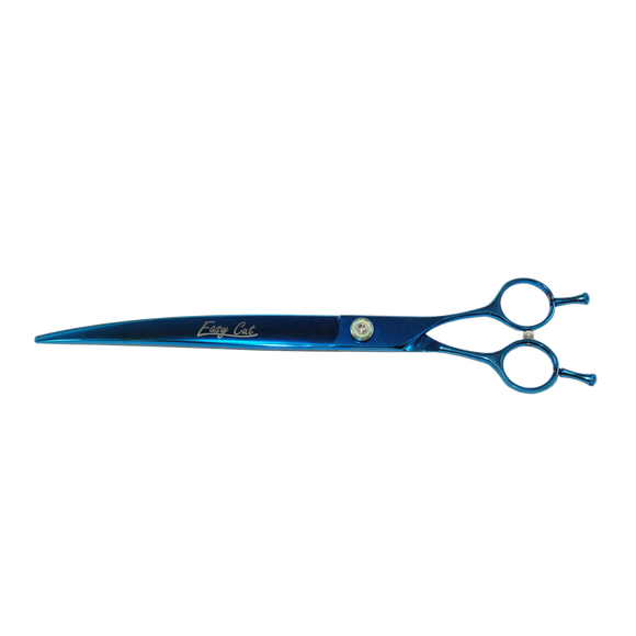 Easy Cut Topaz 9 Inch Curved Grooming Scissors – Precision Stainless Steel, Ergonomic Handle