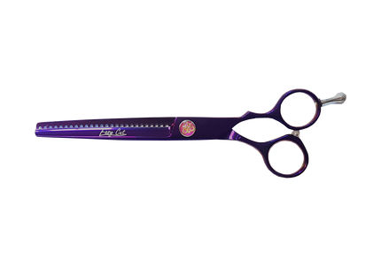 Easy Cut Amethyst Thinning Knife – Single-Sided 7 Inch, 26 Teeth, Precision Finish