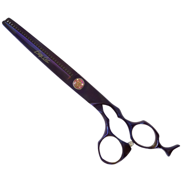 Easy Cut Amethyst Thinning Razor 7 Inch – Single-Sided, 32 Teeth, Precision Styling