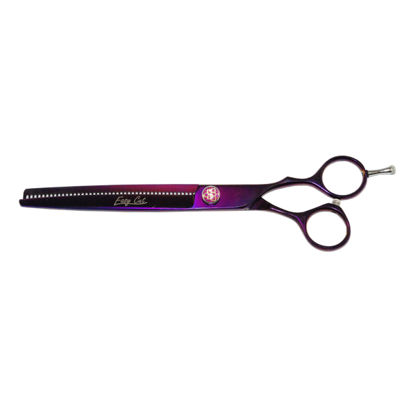 Easy Cut Amethyst Thinning Razor 7.5in – Single-Sided, 44 Teeth, Precision Styling