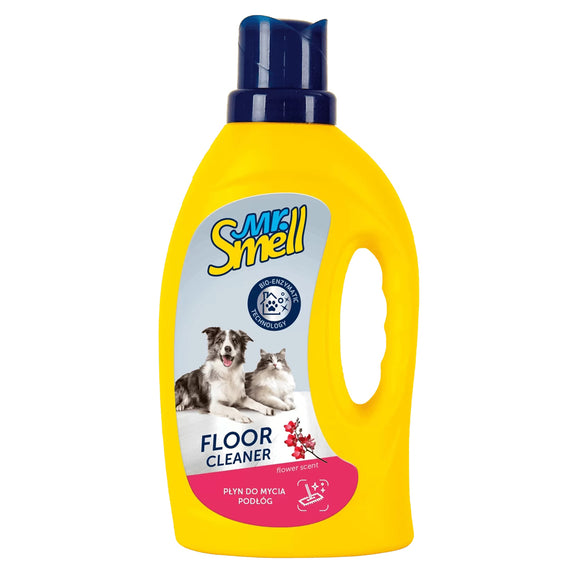 Mr. Smell Floor Cleaner – Concentrated Floral Liquid, 1L, Powerful Odor Control Formula