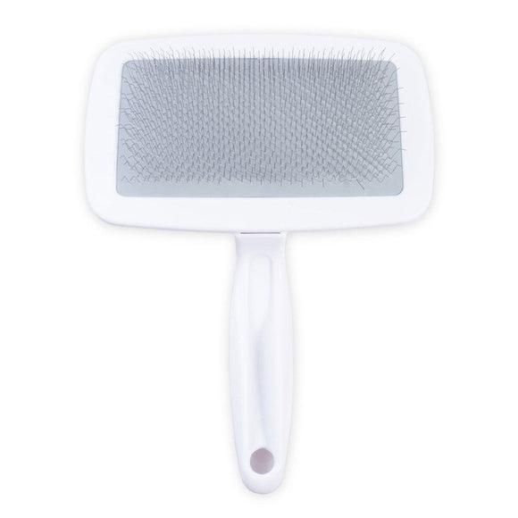 Doggy Man Poodle-Style Grooming Brush – Large Size, Gentle Detangling Bristles