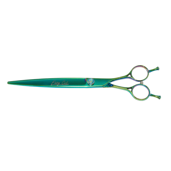 Easy Cut Emerald 8 Inch Straight Grooming Scissors – Precision Stainless Steel Blades, Ergonomic Handle