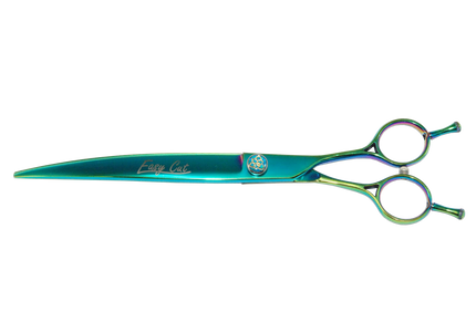 Easy Cut Emerald 8 Inch Curved Grooming Scissors – Precision Stainless Steel Blades
