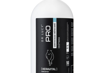 Dr. Lucy PRO Keravital Conditioner – Keratin and Vitamin Formula, 5L, Nourishes Long Coats