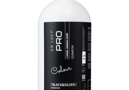 Dr. Lucy PRO Black and Silver Shampoo – Enhances Dark and Silver Coats, 250ml