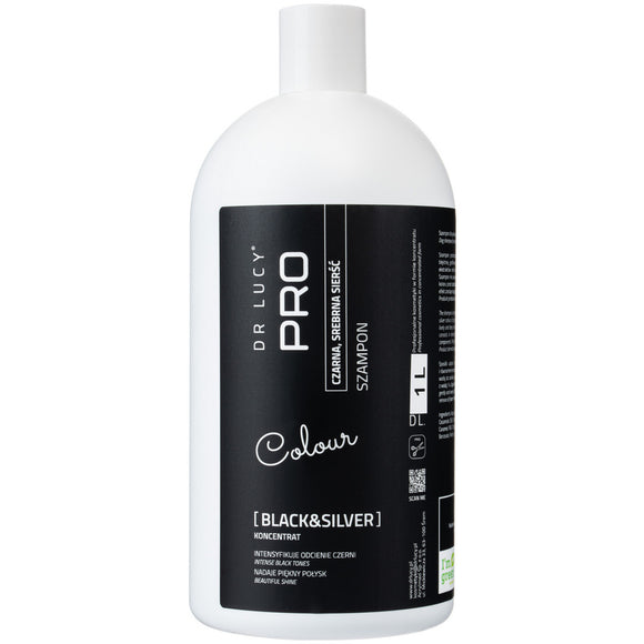 Dr. Lucy PRO Black and Silver Shampoo – Enhances Dark and Silver Coats, 250ml