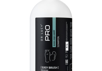 Dr. Lucy PRO Easy Brush Shampoo – 1L, Detangling Formula for Long Soft Hair, Gentle Care