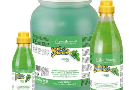 Iv San Bernard Fruit of the Groomer Mint Shampoo – Refreshing Formula with Mint, Suitable for All Hair Types
