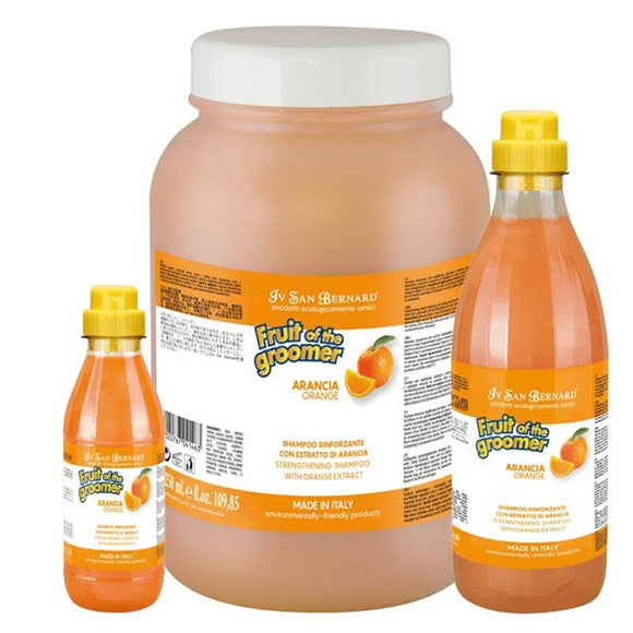 Iv San Bernard Fruit of the Groomer Orange Shampoo – Strengthening Formula with Sebum Regulation, 300ml