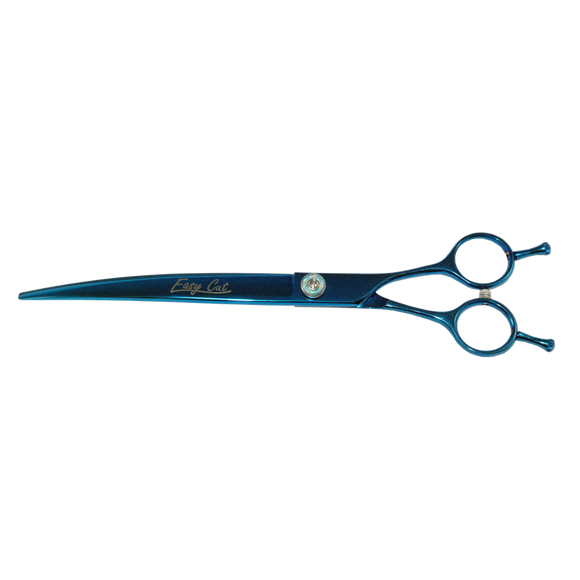 Easy Cut Topaz 8 Inch Curved Grooming Scissors – Precision Stainless Steel, Ergonomic Handle