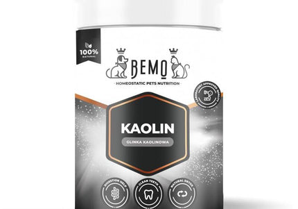 BEMO Kaolin Clay Supplement – Natural Digestive Support Powder, 80g Jar