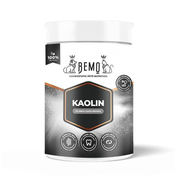 BEMO Kaolin Clay Supplement – Natural Digestive Support Powder, 80g Jar