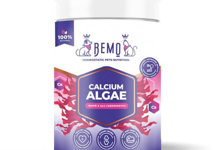 BEMO Calcium Algae Supplement – Natural Marine Calcium Powder, 300g, Supports Strong Bones