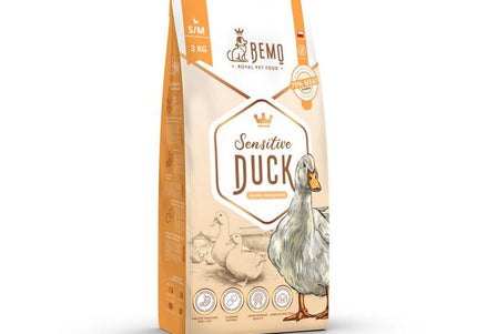 BEMO Sensitive Duck Dry Food – Hypoallergenic Premium Formula, Medium and Large Breed Adult