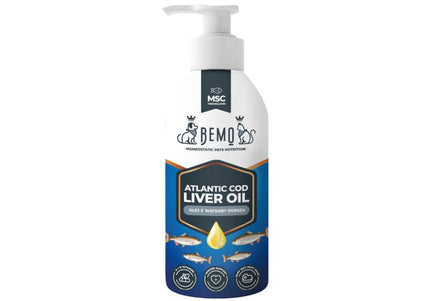 BEMO Atlantic Cod Liver Oil – Pure Nutritional Supplement, 100ml Bottle