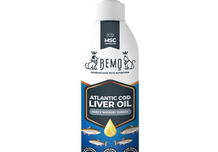 BEMO Atlantic Cod Liver Oil – Pure Nutritional Supplement, 250ml Bottle