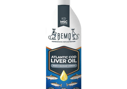 BEMO Atlantic Cod Liver Oil – Pure Nutritional Supplement, 250ml Bottle