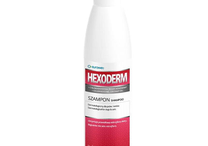 Eurowet HEXODERM Dermatological Shampoo – Regulates Skin Microflora, Normalizes pH, 200ml