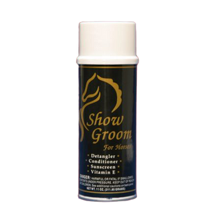Mr. Groom Show Groom Moisturizing Polishing Spray with Mink Oil, Vitamin E, Sunscreen, 312g