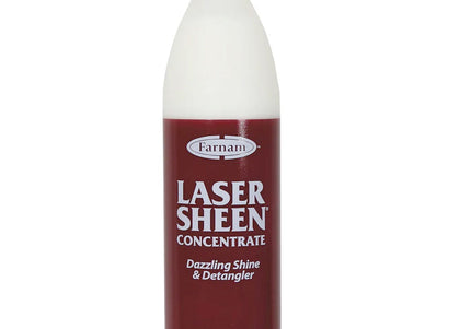 Farnam Laser Sheen Shine Concentrate – Mane and Tail Detangler, 355ml, High-Gloss Finish