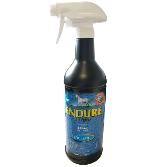 Farnam Endure Sweat Resistant Fly Repellent Spray 946ml – Long-Lasting Insect Protection Formula