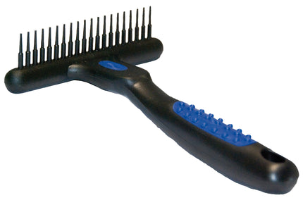 Show Tech Antistatic Rake – Wide-Tooth Grooming Comb with 20 Antistatic Pins, Ergonomic Handle