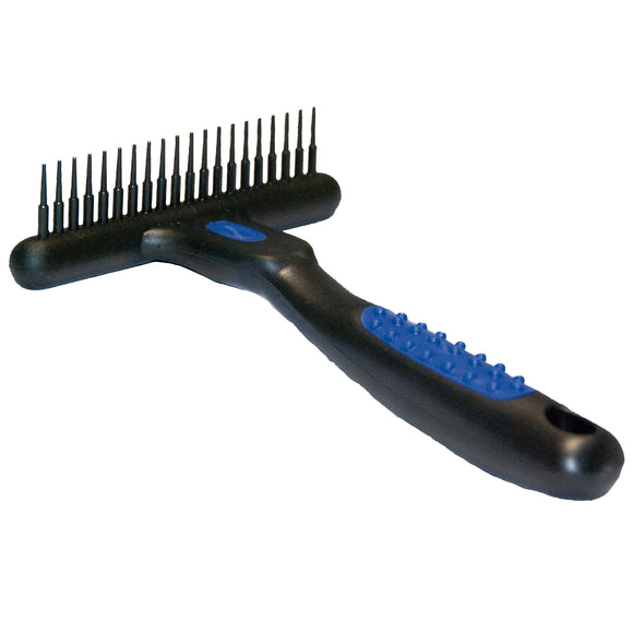 Show Tech Antistatic Rake – Wide-Tooth Grooming Comb with 20 Antistatic Pins, Ergonomic Handle
