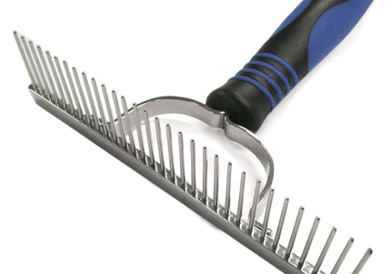 Show Tech Rake Comb Large – Wide-Tooth Grooming Comb with 31 Metal Pins, Durable Design