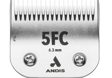 Andis CeramicEdge Blade No. 5FC – 6.3mm Straight Teeth, Durable Precision Cutting