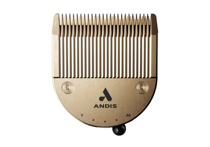 Andis Adjustable Blade Gold – Precision No. 9-40 Blade, Durable Gold Finish, Compatible with Vida and Pulse Li 5 Razors