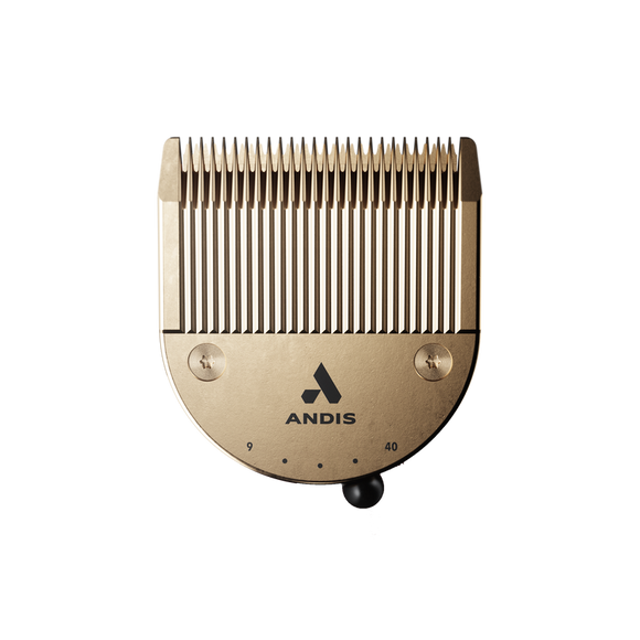 Andis Adjustable Blade Gold – Precision No. 9-40 Blade, Durable Gold Finish, Compatible with Vida and Pulse Li 5 Razors