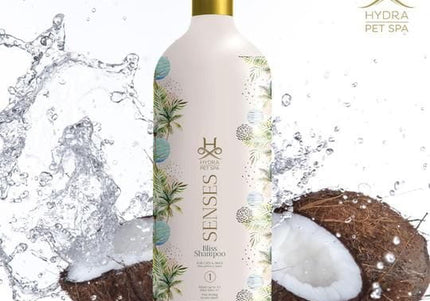 Hydra Pet Spa Senses Bliss Shampoo – Moisturizing Regenerating Formula with Coconut Water, 1L