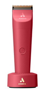 Andis Vida Cordless Clipper – Adjustable Gold Blade, USB-C Charging, Raspberry Finish