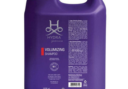 Hydra Groomers Volumizing Shampoo – Concentrated 1:4 Formula, 5L Bottle for Enhanced Coat Fullness