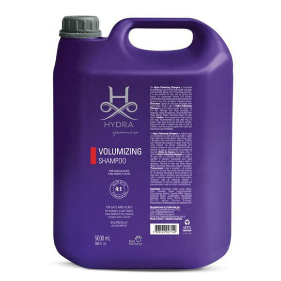 Hydra Groomers Volumizing Shampoo – Concentrated 1:4 Formula, 5L Bottle for Enhanced Coat Fullness