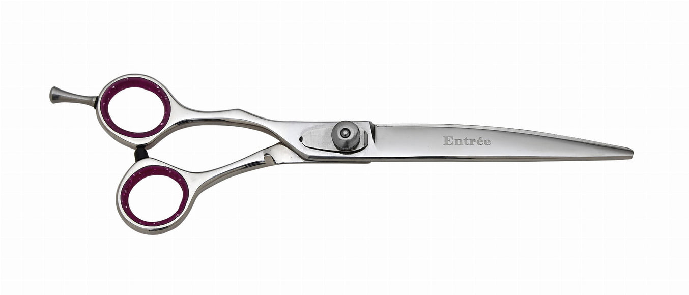 Geib Entree 8.5 Inch Curved Scissors – Left-Handed Precision Grooming Tool