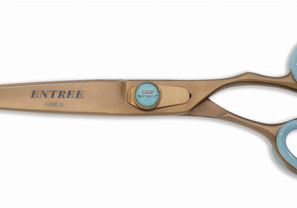 Geib Entree Gold 7.5 Inch Straight Grooming Scissors – Precision Stainless Steel, Ergonomic Design