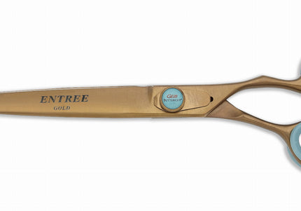Geib Entree Gold 8.5 Inch Straight Grooming Scissors – Precision Stainless Steel, Ergonomic Design