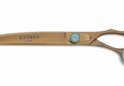 Geib Entree Gold 8.5 Inch Curved Grooming Scissors – Precision Stainless Steel, Ergonomic Design