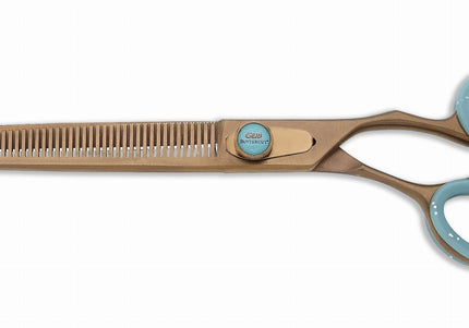 Geib Entree Gold Thinning Shears – Single-Sided 7.5in, 50 Teeth, Precision Finish