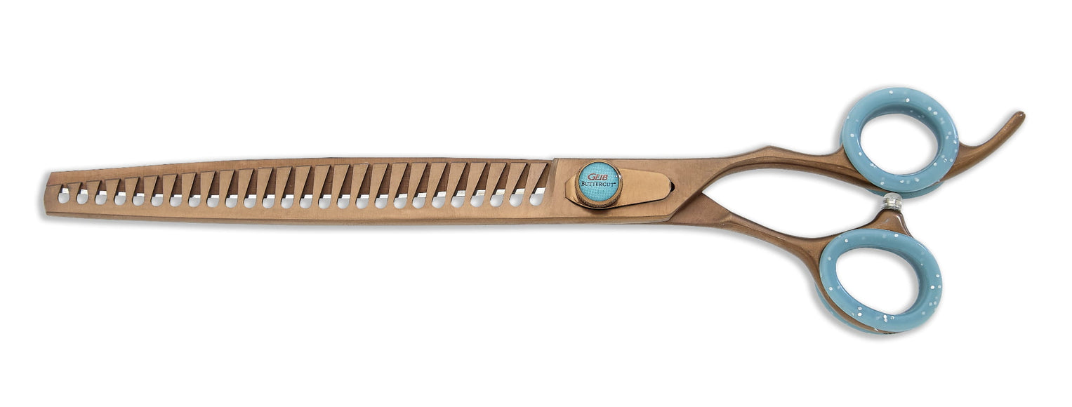 Geib Entree Gold Thinning Shears – Single-Sided 8.5 Inch, 26 Teeth, Precision Finish