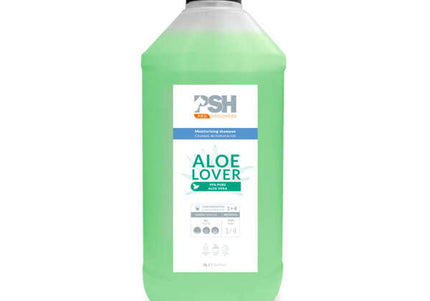 PSH Aloe Lover Moisturizing Shampoo with Aloe Vera, 5L – Nourishing Formula for Dry and Damaged Coats