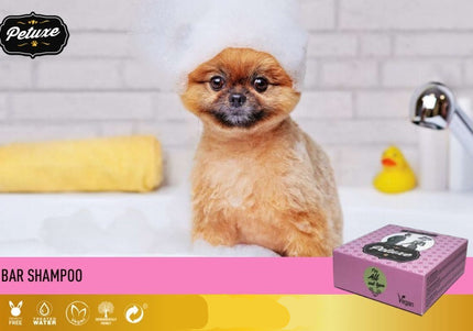 Petuxe Shampoo Bar 50g – Gentle Solid Cleanser, Highly Efficient for All Coat Types